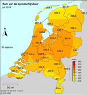 Som van zonneschijnduur