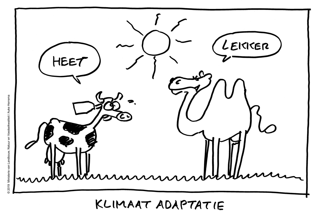 Werkconferentie klimaatadaptatie landbouw de cartoon 5