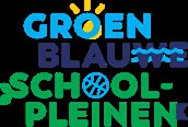 Groenblauwe schoolpleinen