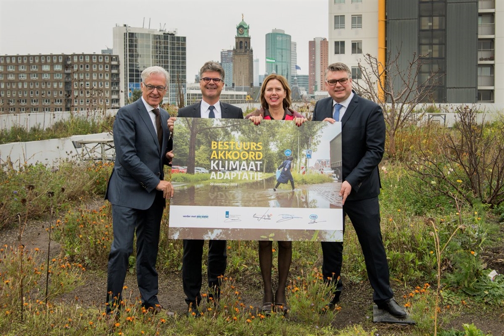 Ondertekening bestuursakkoord klimaatadaptatie