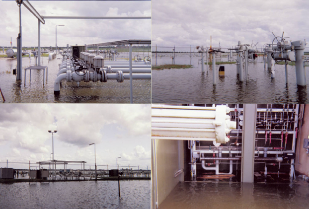Overstroming van meet- en regelstations in het gasnetwerk