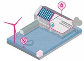 De school functioneert bij een noodsituatie als shelter die kan draaien op duurzame energie.