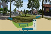 Figuur van gras- of gazondwadi