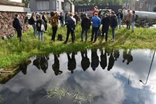 Natuurvriendelijke wadi in Euvelgunne