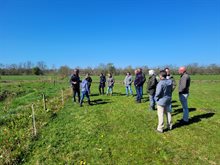 Excursie landgoed Vilsteren - project met voederhagen in Friesland