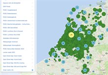 ClimateScan kaart met kaartlaag